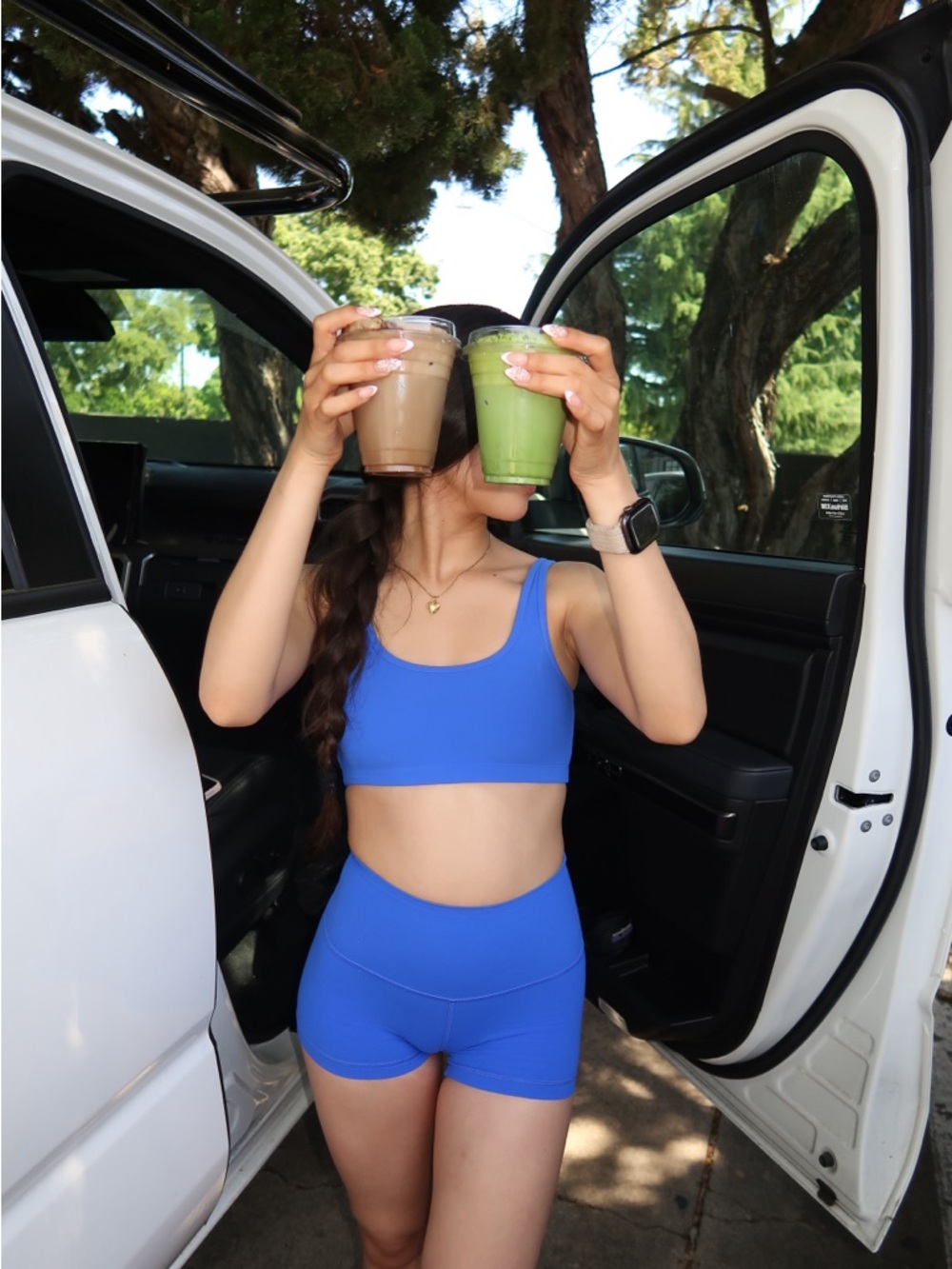 Aritzia Butter Jazz Blue Set